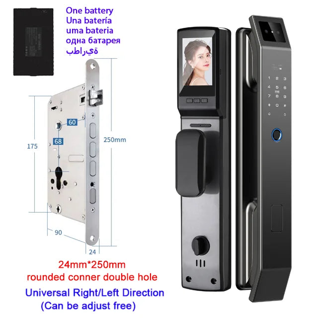 3D Face Recognition & Fingerprint Door Lock