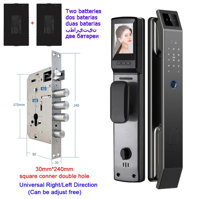3D Face Recognition & Fingerprint Door Lock