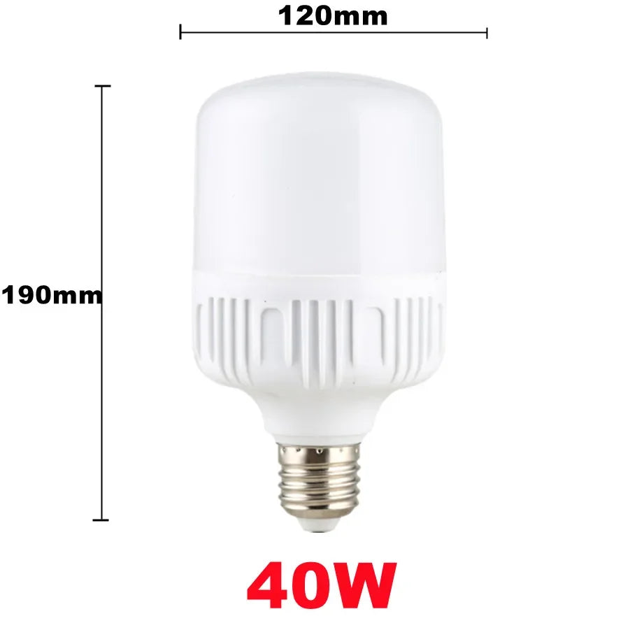 100W E27 LED Bulb – High Brightness White Light