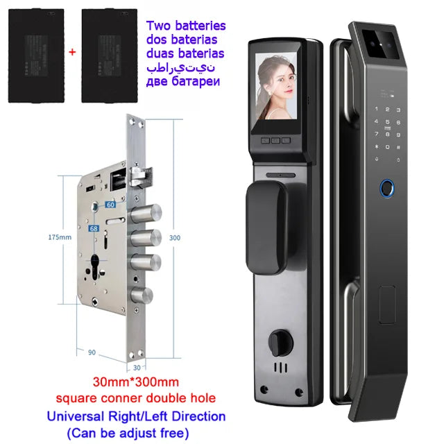 3D Face Recognition & Fingerprint Door Lock