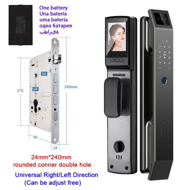 3D Face Recognition & Fingerprint Door Lock