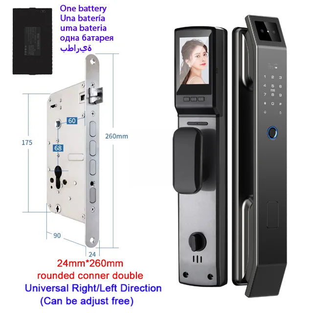 3D Face Recognition & Fingerprint Door Lock