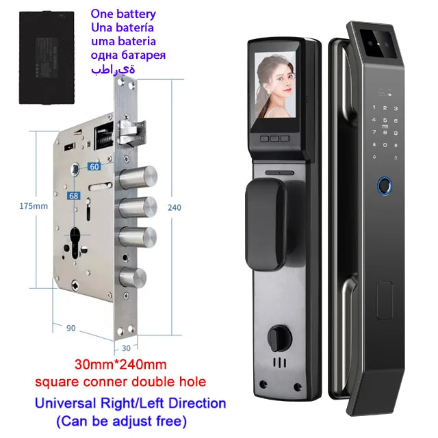 3D Face Recognition & Fingerprint Door Lock