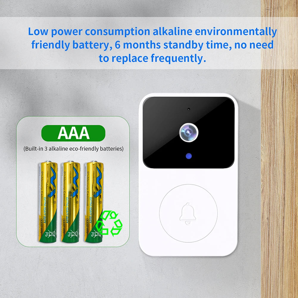 2.4GHz WiFi Wireless Video Doorbell with Night Vision
