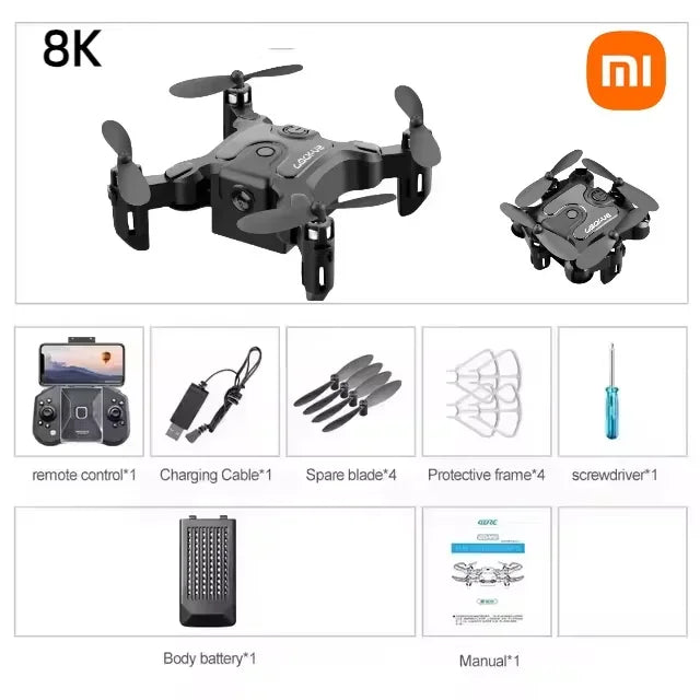 Xiaomi V2 Mini Drone 8K HD Foldable Quadcopter