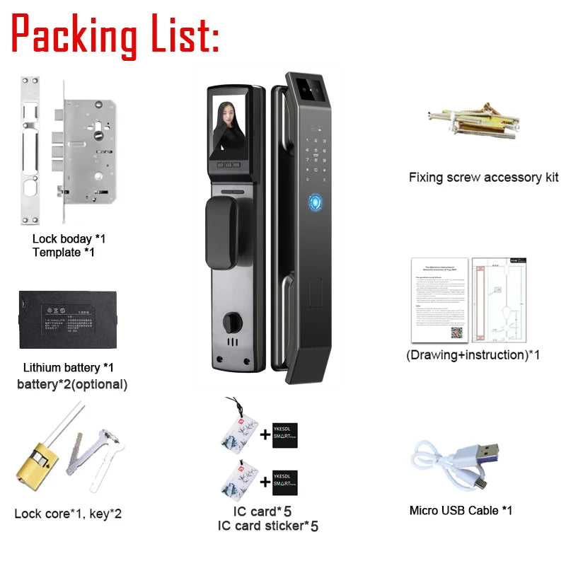 3D Face Recognition & Fingerprint Door Lock