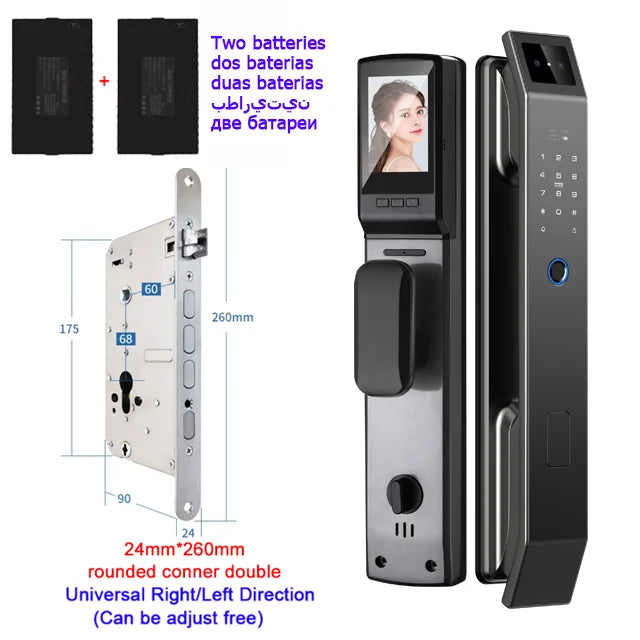 3D Face Recognition & Fingerprint Door Lock