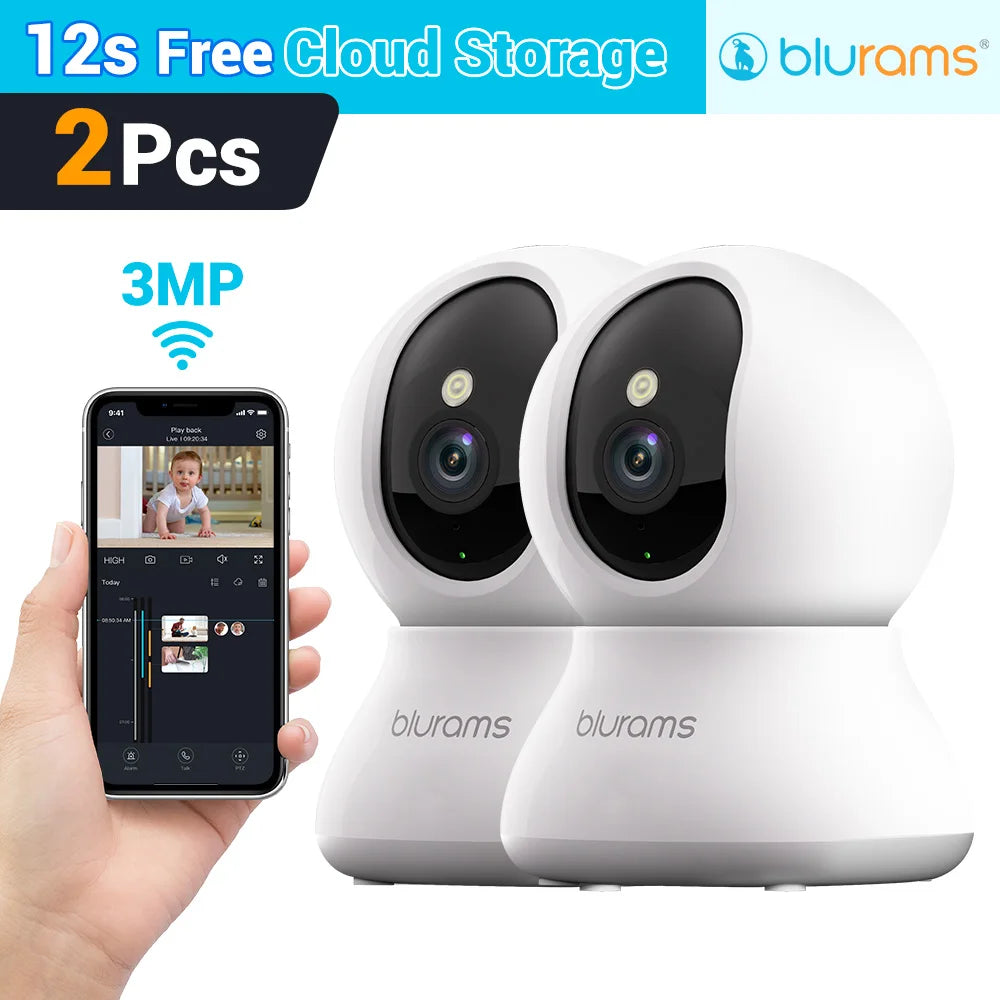 Blurams 2K HD Baby Monitor Camera with Motion Detection