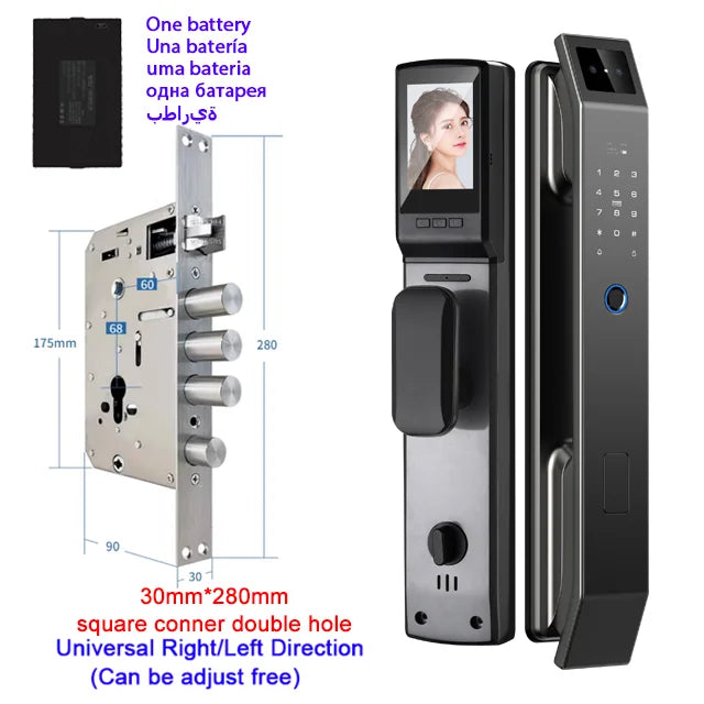 3D Face Recognition & Fingerprint Door Lock