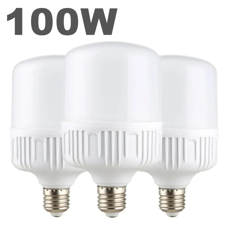 100W E27 LED Bulb – High Brightness White Light