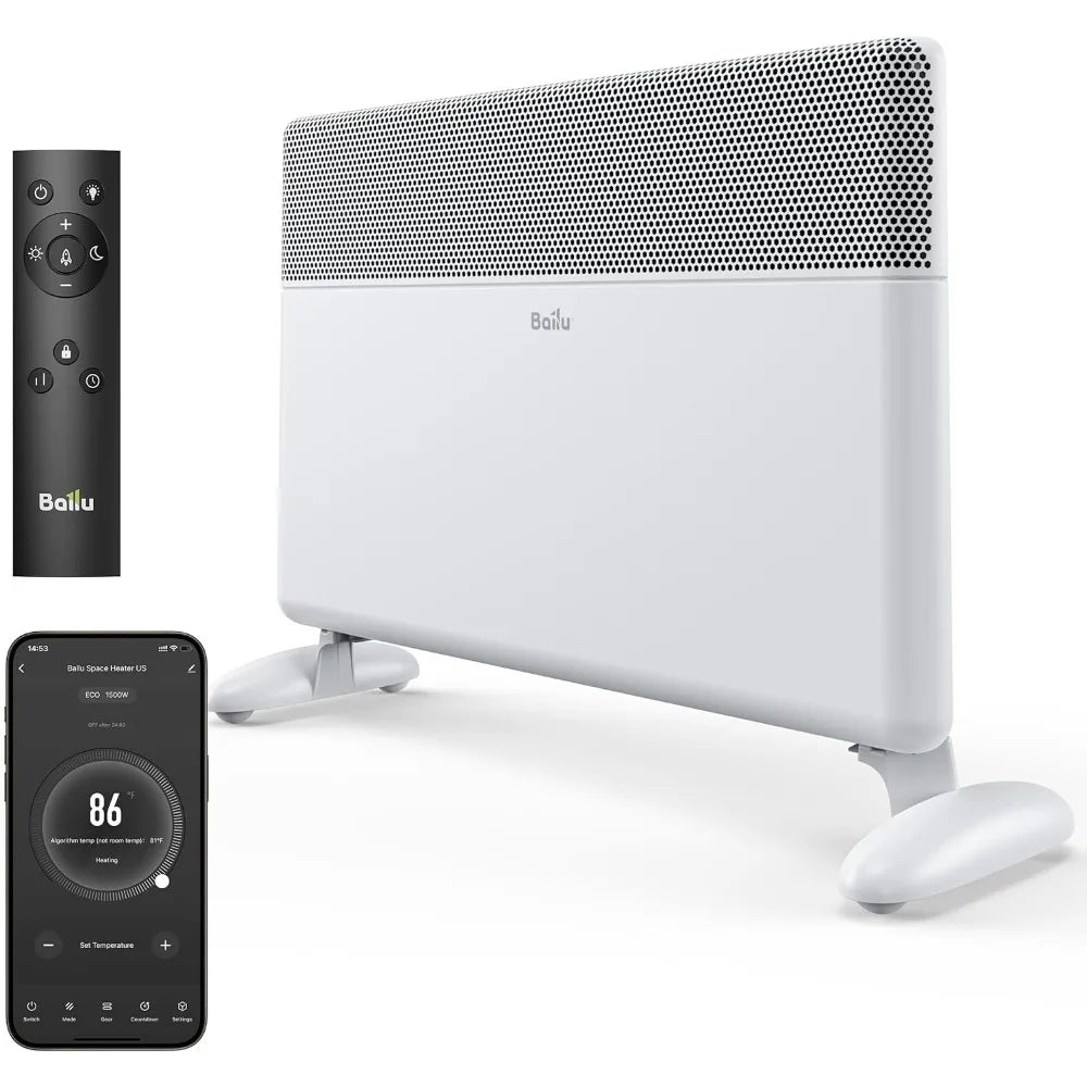 1500W Convection Panel Heater with WiFi & Remote Control