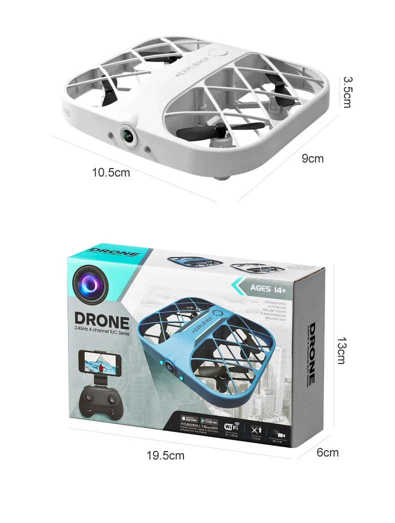 JJRC H107 8K WiFi FPV Drone with HD Camera – Pocket Quadcopter