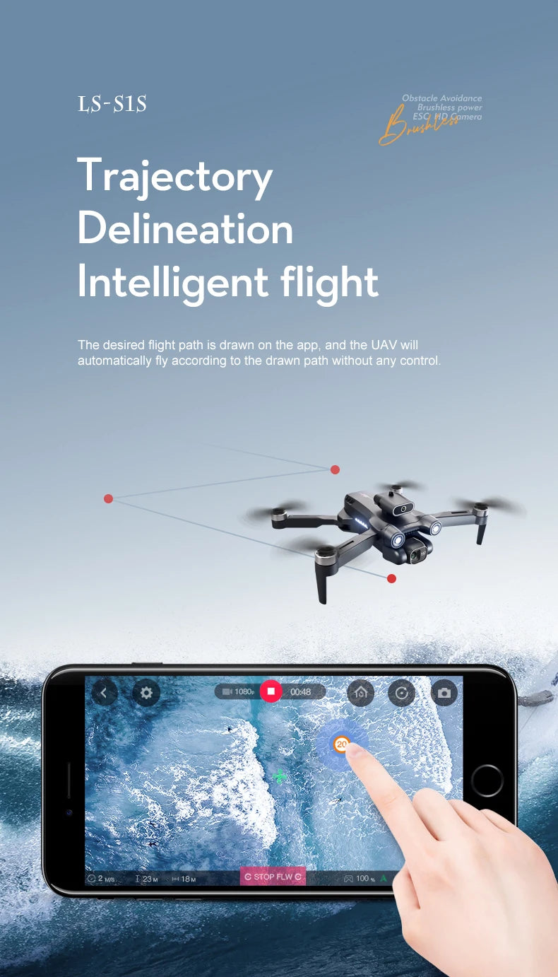 S1S 8K HD Mini Drone with Dual Camera