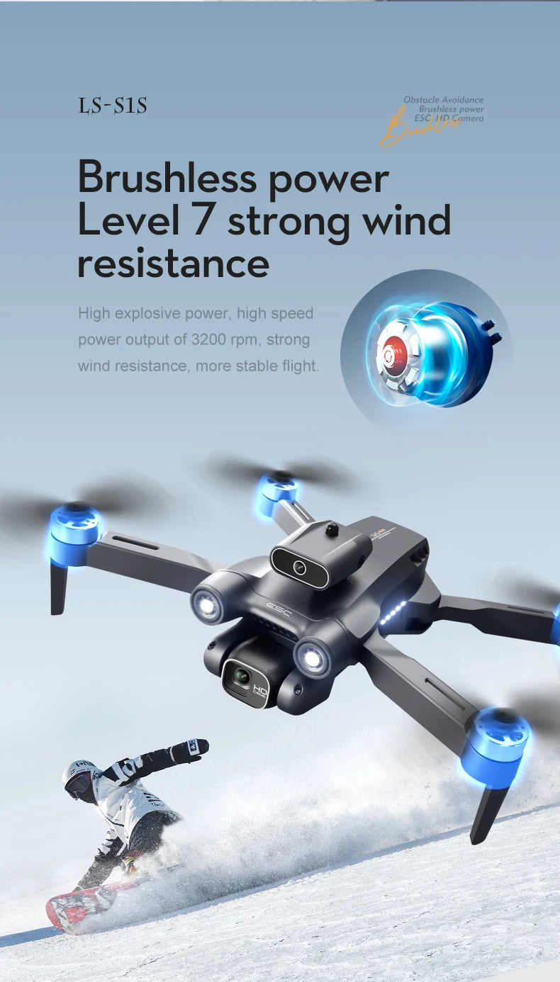 S1S 8K HD Mini Drone with Dual Camera