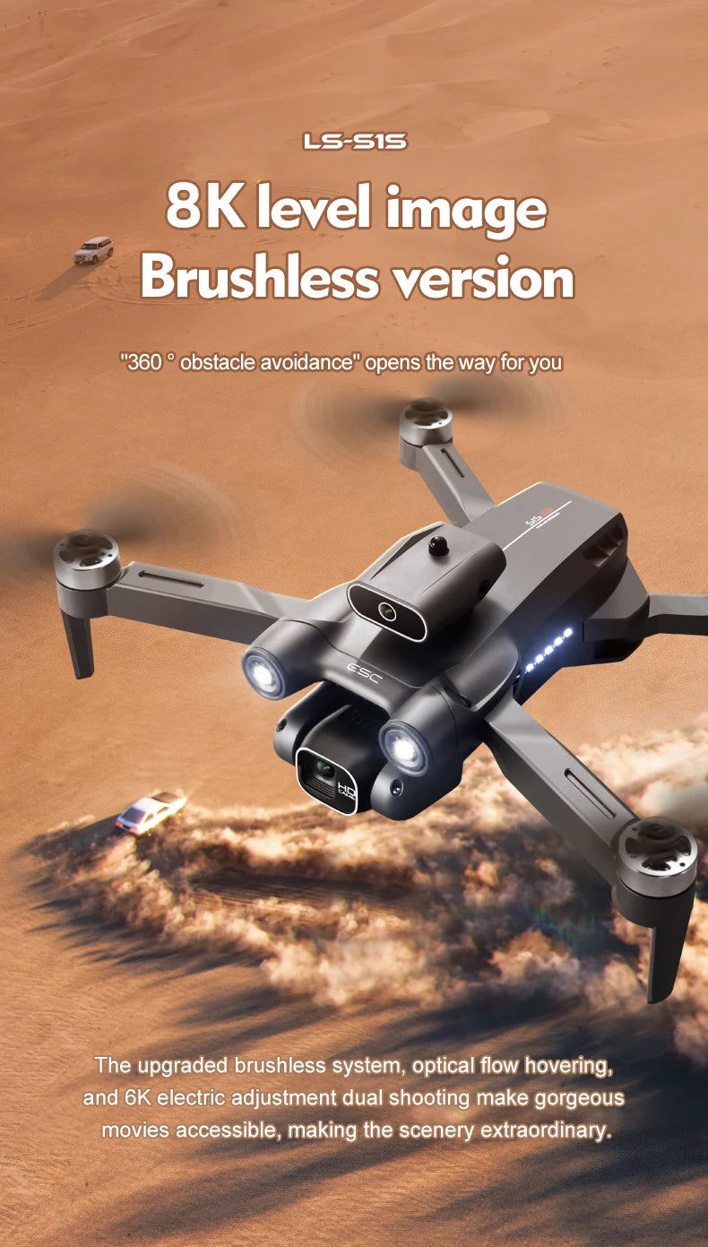 S1S 8K HD Mini Drone with Dual Camera