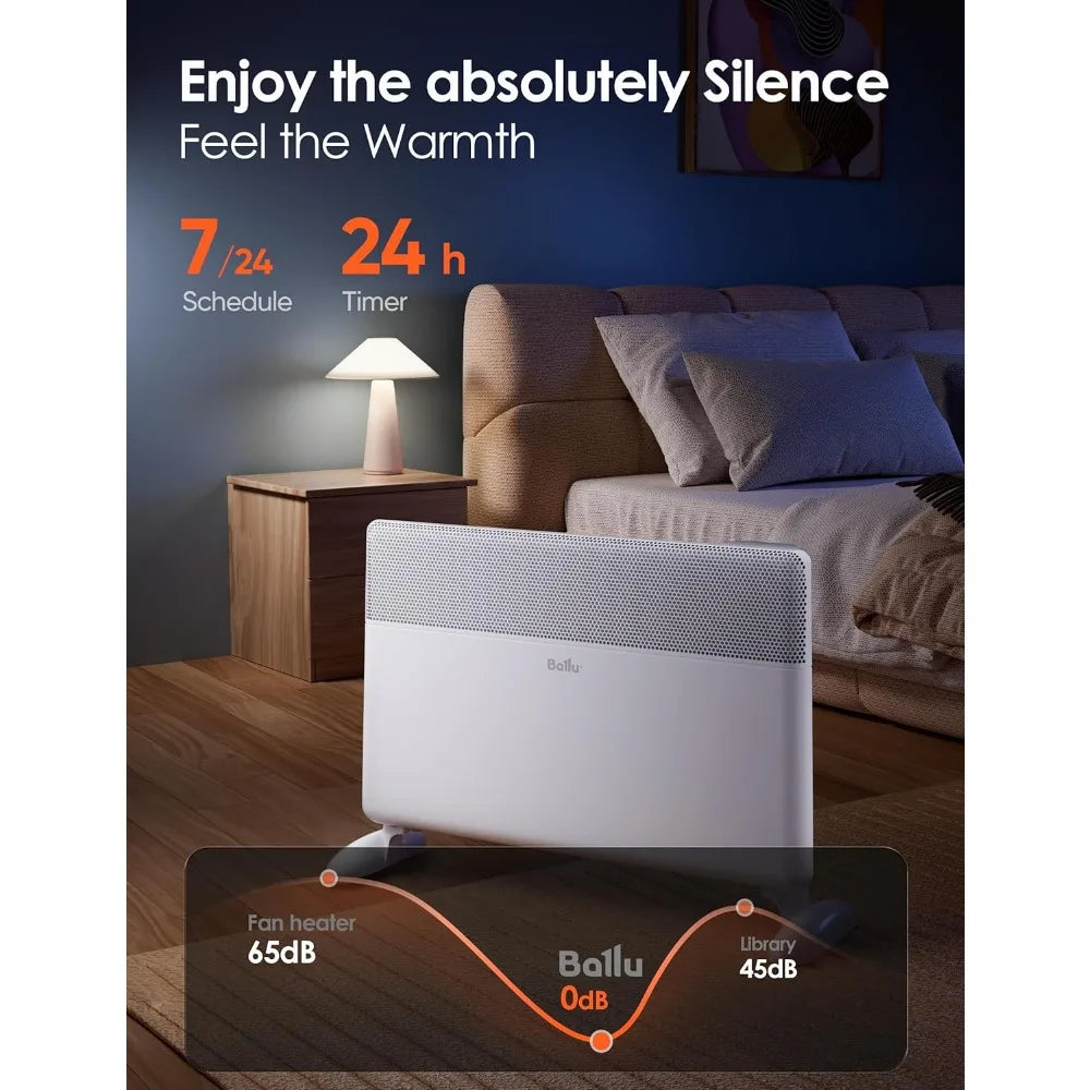 1500W Convection Panel Heater with WiFi & Remote Control