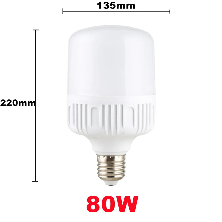 100W E27 LED Bulb – High Brightness White Light