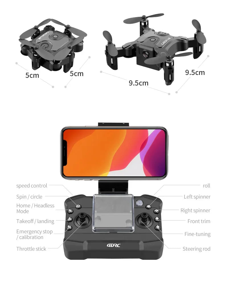 Xiaomi V2 Mini Drone 8K HD Foldable Quadcopter