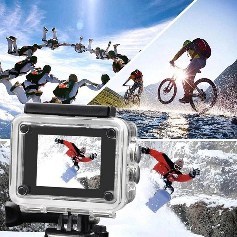 4K Waterproof Action Camera with WiFi & 170° Wide Angle